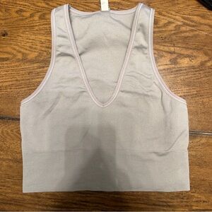 Athleta Aurora Crop Rib Tank